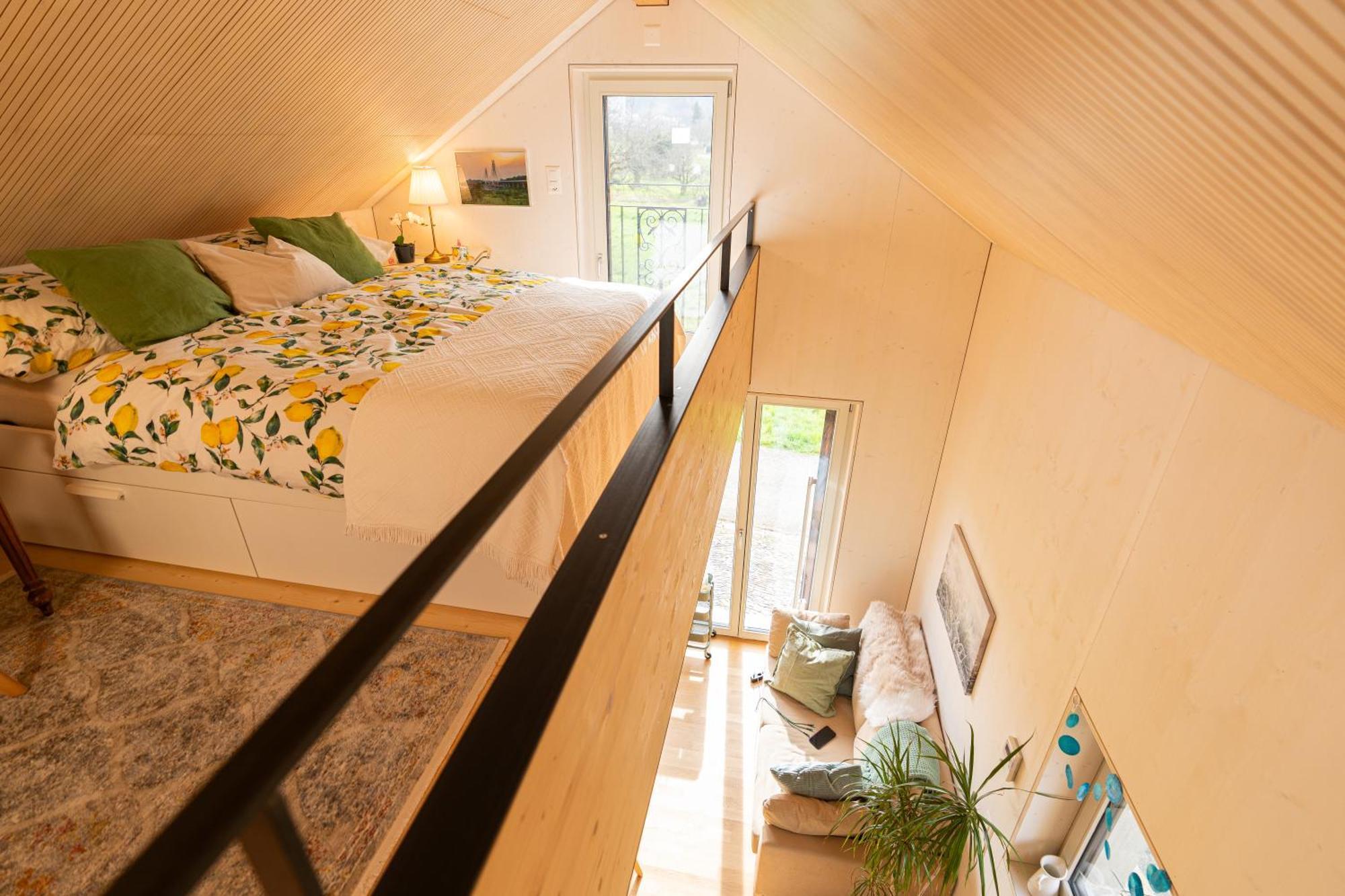 Tiny House Chez Claudine - Relaxen, Workspace, Naehe Thermen, Netflix, Free Parking & Wifi Brugg  Exterior foto