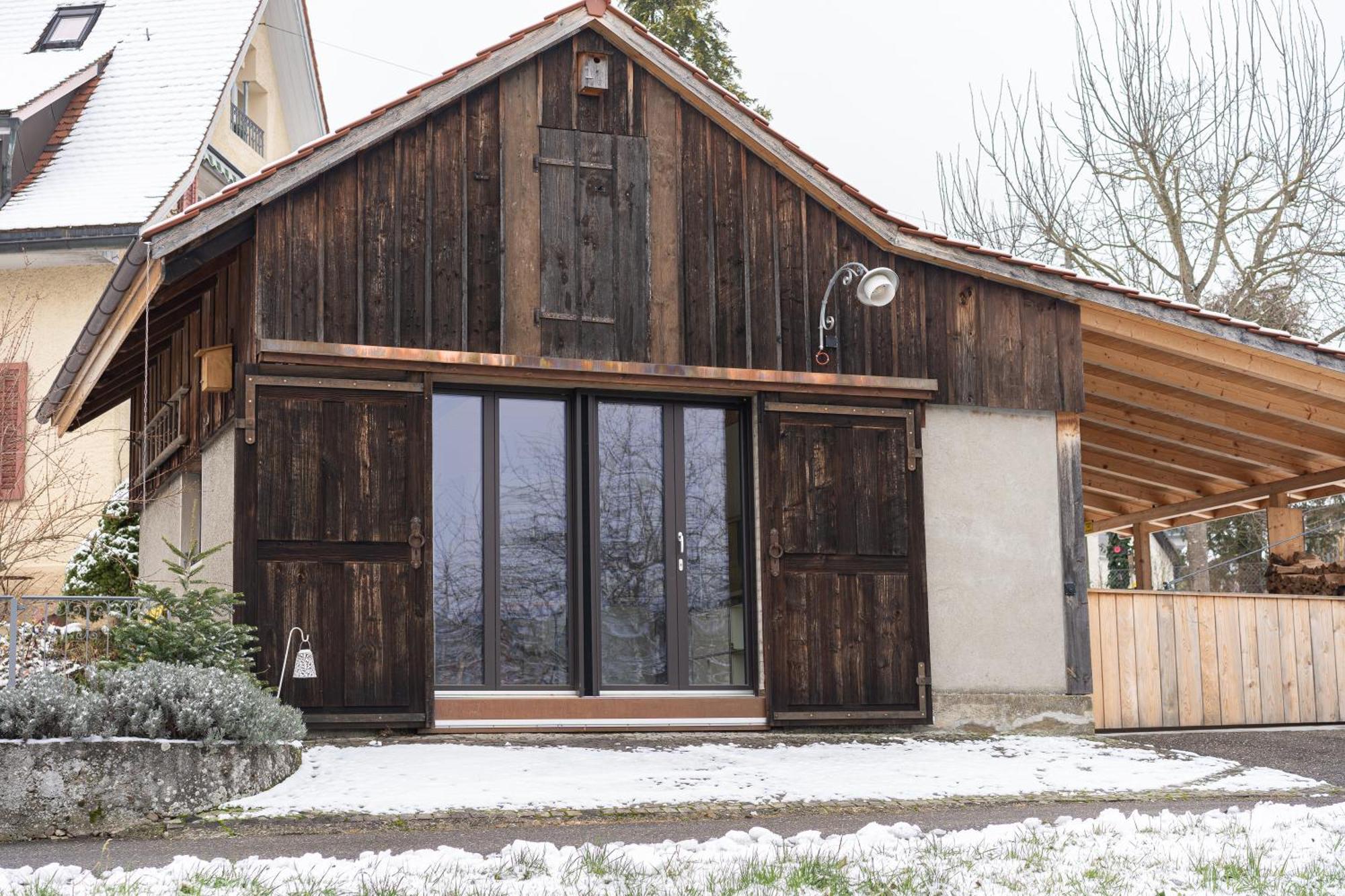 Tiny House Chez Claudine - Relaxen, Workspace, Naehe Thermen, Netflix, Free Parking & Wifi Brugg  Exterior foto