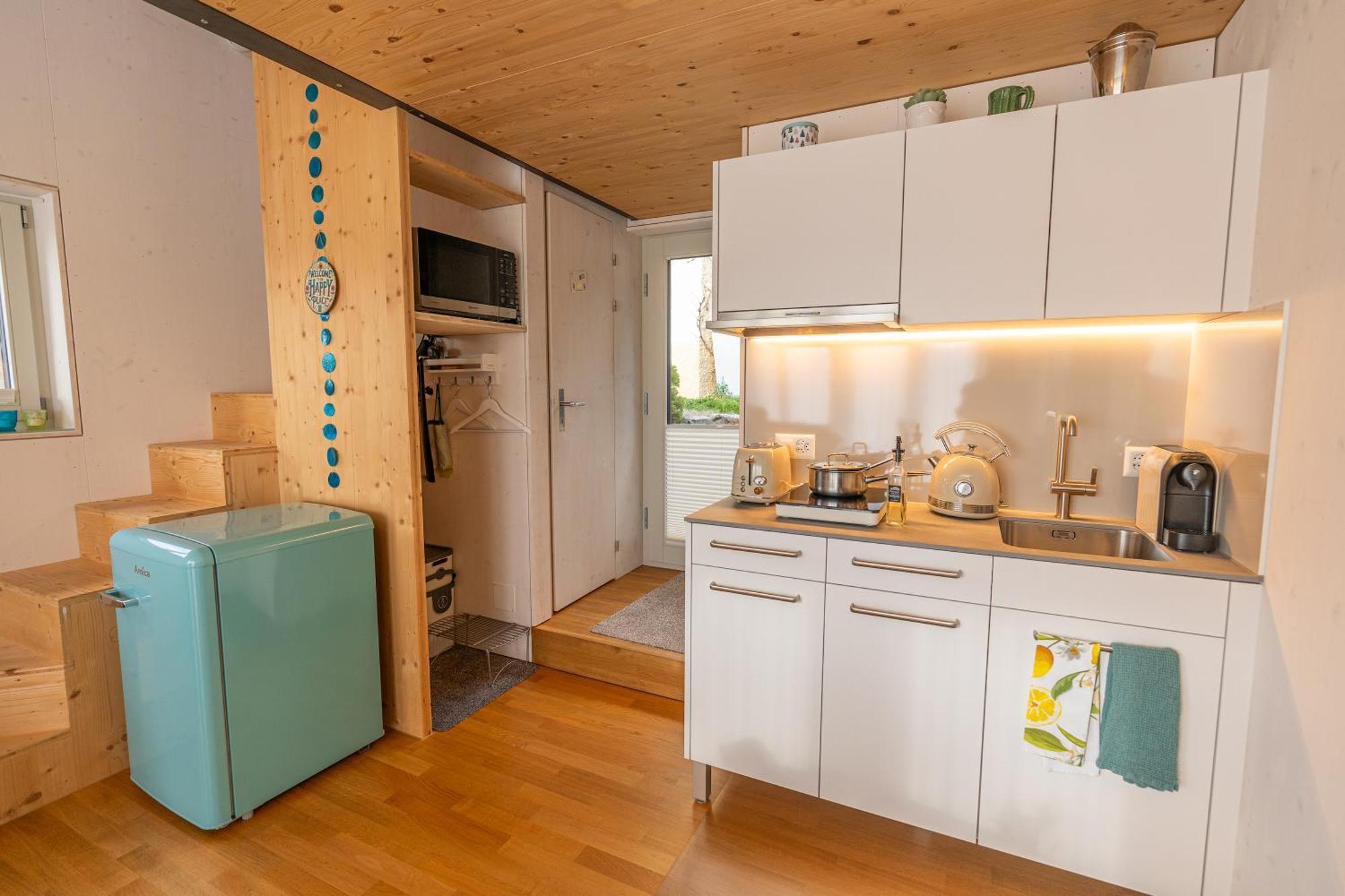 Tiny House Chez Claudine - Relaxen, Workspace, Naehe Thermen, Netflix, Free Parking & Wifi Brugg  Exterior foto